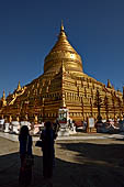 Bagan Myanmar. Shwezigon pagoda.  